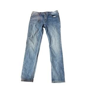 Vigoss Jeans Women's 32/28 Blue Cotton Stretch Mid-Rise Marley Super Skinny